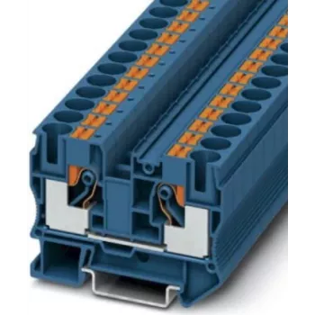 Phoenix 3212123 PT 10 BU Borne de passagem, ligação push-in, 10 mm², azul