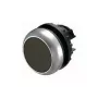 Eaton M22-D-S Atuador de botão de pressão plano, preto, momentâneo, 22,5mm, IP66/IP67/IP69K