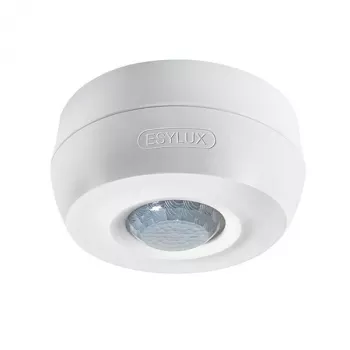Detetor de movimento de teto ESYLUX ESY MD 360/8 BASIC IP54, 360° PIR, alcance 8 m, branco