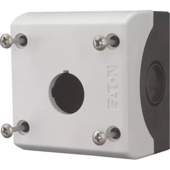 Caixa vazia de superfície Eaton M22-I1, 1 posição, cinzento RAL 7035, IP66, 80 x 72 x 56 mm