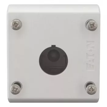 Caixa vazia de superfície Eaton M22-I1, 1 posição, cinzento RAL 7035, IP66, 80 x 72 x 56 mm