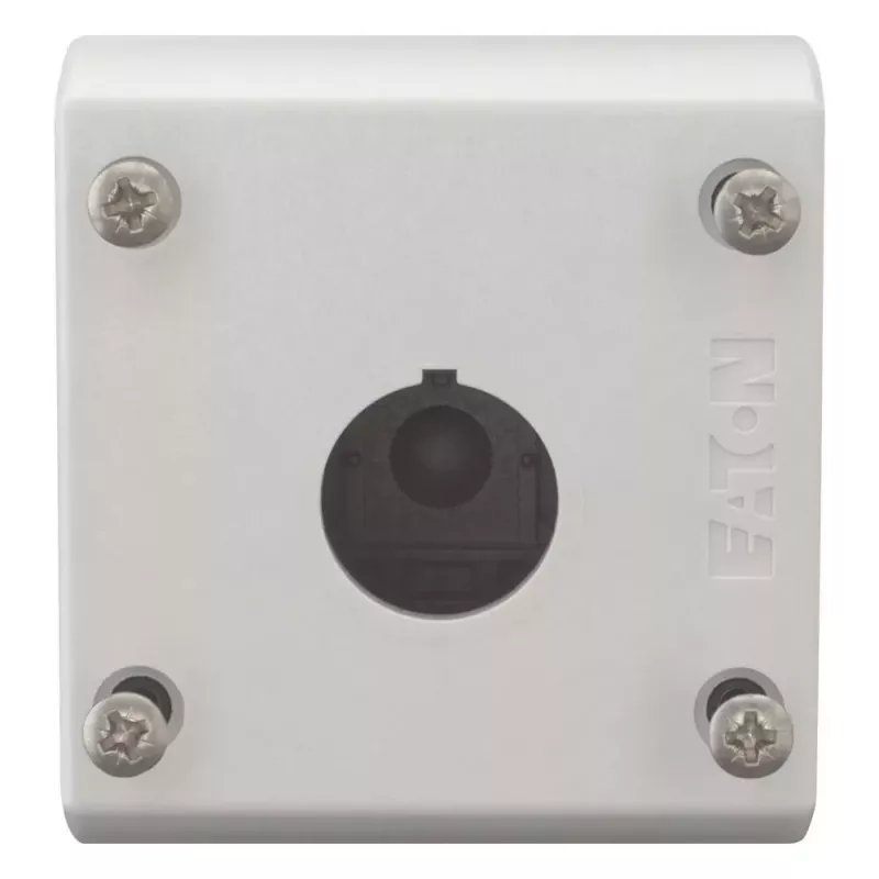 Caixa vazia de superfície Eaton M22-I1, 1 posição, cinzento RAL 7035, IP66, 80 x 72 x 56 mm