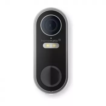 Homematic IP câmara exterior com bateria (HmIP-COR) – 3MP, WLAN, branco/preto