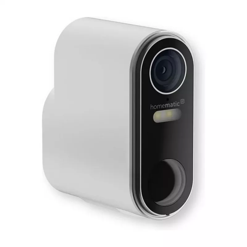 Homematic IP câmara exterior com bateria (HmIP-COR) – 3MP, WLAN, branco/preto
