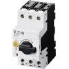 Disjuntor de proteção de motor EATON PKZM0-6.3, 3 polos, 4-6,3 A, 2,2 kW, botão rotativo