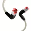 EFB Elektronik K4137GR.2 cabo de patch Cat.6A S/FTP LSZH, Draka UC900 TM21, 2x90 graus, 2 m, cinzento