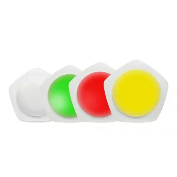Semáforo CO2 ALLNET ALL-PoE-CO2-LAMP para qualidade do ar com LEDs RGBW, sensor VOC, PoE e Wi-Fi