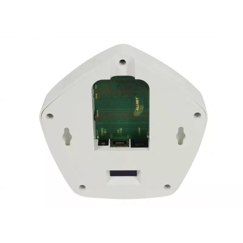 Semáforo CO2 ALLNET ALL-PoE-CO2-LAMP para qualidade do ar com LEDs RGBW, sensor VOC, PoE e Wi-Fi