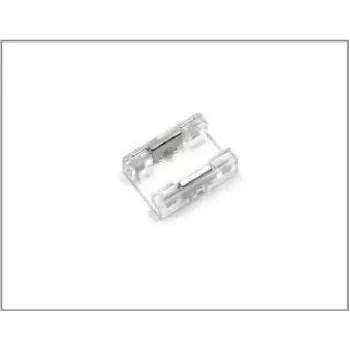 Conector de fita LED COB SYNERGY21 S21-LED-003F240175, monocolor, 8 mm, IP20, sistema de clipe sem soldadura, 2 polos, branco