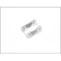 Conector de fita LED COB SYNERGY21 S21-LED-003F240175, monocolor, 8 mm, IP20, sistema de clipe sem soldadura, 2 polos, branco