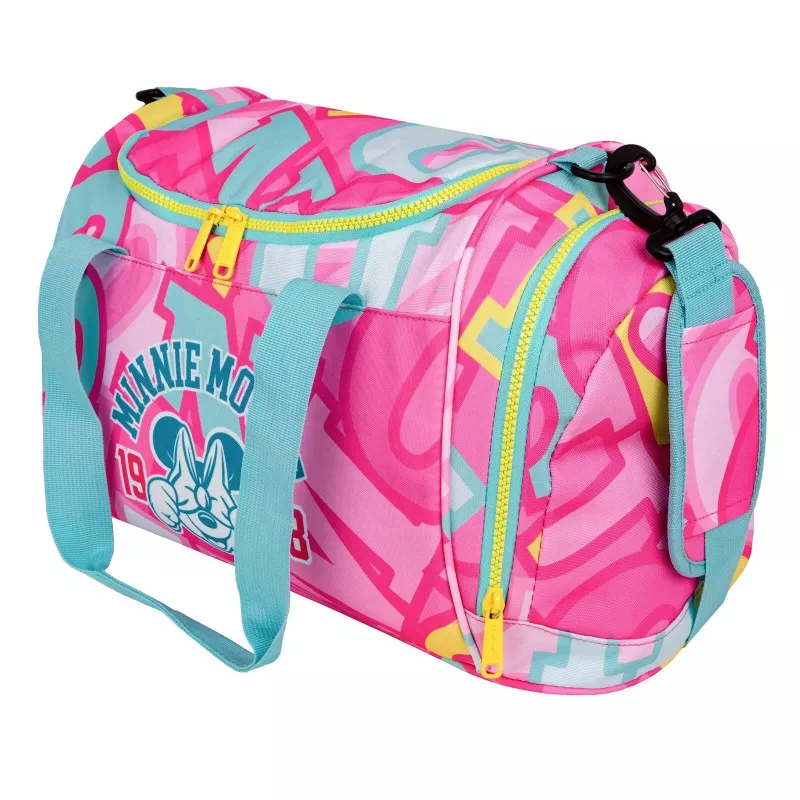 McNeill Disney Minnie Mouse saco de desporto, rosa/vermelho, 16L, poliéster, criança