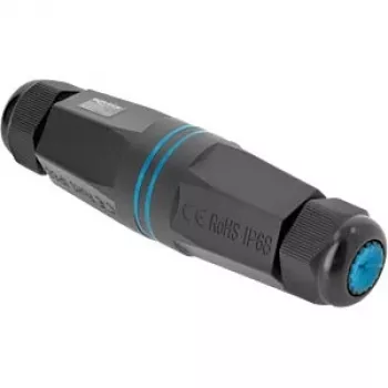 Conector de cabo Delock para módulos Keystone e acopladores com rosca M32 x 1,5 mm, IP68 à prova de pó e água