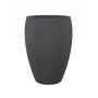 Vaso de flores Emsa Landhaus 283/65 preto-granito D47 – vaso redondo de 47 cm, 38 L, resistente a UV e geada, interior/exterior