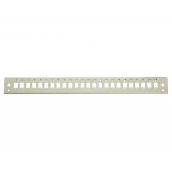 Equip Patch panel 19 polegadas 24x LC duplex, SC simplex, aço, cinzento, 1U