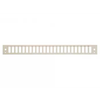 EQUIP 337103 Patch panel de fibra ótica 19 polegadas 1U, 24x SC duplex, aço, cinzento