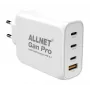 ALLNET Fonte de alimentação GaN USB-C PD 3.1 140W 1A3C