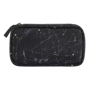 COOCAZOO Urban Metro Estojo, poliéster, cinzento/preto/branco, 22 x 10 x 6 cm, repelente à água, resistente ao rasgo, sem PVC, sem PFC