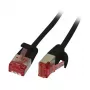 Synergy21 Cabo patch Ethernet slimline CAT6 U/FTP RJ45, 3m, preto