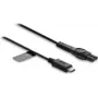 Delock Cabo de carregamento USB Type-C 5V para máquina de barbear elétrica Philips QP2724, QP2834, MG9520 série - cabo de substituição 1m