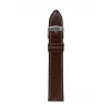 Zeppelin bracelete de couro, castanho, 22 mm