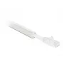 Canal de cabos autoadesivo Delock com tampa deslizante 25 x 10 mm, 1 m, pack de 5, branco