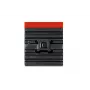 HellermannTyton FMB4APT-A-PA66HS-BK base de montagem flexível autoadesiva para abraçadeiras de cabos, PA66HS, preto, 10 unid.