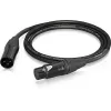 Behringer PMC-150 Cabo XLR, fêmea para macho, cabo de microfone 1,5 m, preto