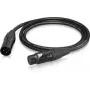 Behringer PMC-150 Cabo XLR, fêmea para macho, cabo de microfone 1,5 m, preto