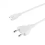 LogiLink CP145W Cabo de alimentação CEE 7/16 para IEC C7, branco, 3 m