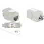 LogiLink NK4067 Conector fêmea keystone Cat.8.1, STP, sem ferramentas, conector fêmea RJ45, 40G, 2000 MHz, Classe I, zamak, 1 pack