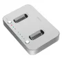 LogiLink Docking station USB 3.2 Gen2, 2 baías, para SSD M.2 NVMe, função de clonagem