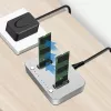 LogiLink Docking station USB 3.2 Gen2, 2 baías, para SSD M.2 NVMe, função de clonagem