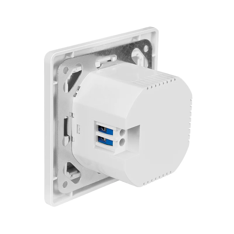 LogiLink Tomada de parede com carregador USB-C de 2 portas, 25W PD