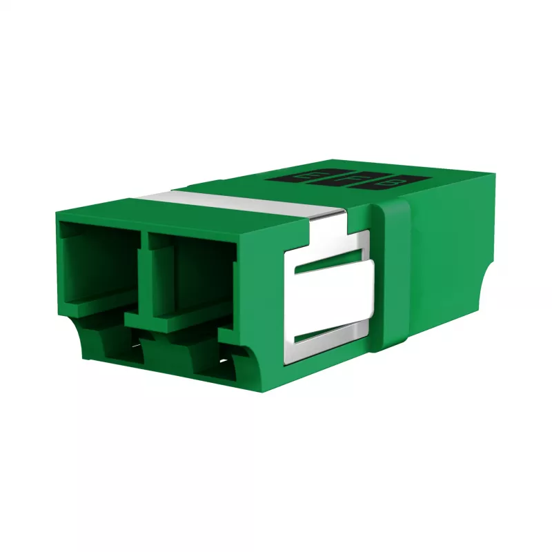 EFB Módulo keystone LC/APC Duplex OS2 verde - adaptador de fibra ótica monomodo