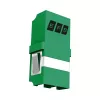 EFB Módulo keystone LC/APC Duplex OS2 verde - adaptador de fibra ótica monomodo