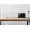 LogiLink Barra de montagem Slatwall para secretária, conjunto de 2 – 450 mm de altura, 35 mm de diâmetro, preto, fixação sem ferramentas