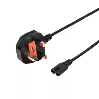 LogiLink Cabo de alimentação BS 1363 (UK) para IEC C7, preto, 1,8 m