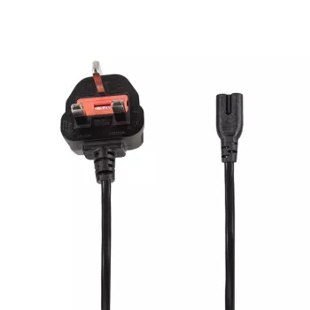 LogiLink Cabo de alimentação BS 1363 (UK) para IEC C7, preto, 1,8 m