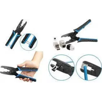 Alicate de cravar paralelo LogiLink WZ0081 para tomadas Keystone e conectores de campo