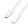 Cabo de extensão LogiLink USB 2.0 Type-C, C/M para C/F, 480 Mbps, 60W, branco, 3 m