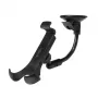 Suporte LogiLink AA0102 com ventosa para carro para para-brisas e painel, rotação 360°, operação com uma mão, compatível com smartphones de 50-85 mm, preto