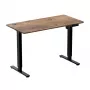 Secretária elétrica LogiLink EO0057 com regulação de altura, 120x60 cm, motor único, tampo castanho, capacidade 70 kg