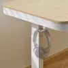 Secretária LogiLink com regulação de altura, motor único, 118x60cm, com carregamento sem fios, branco