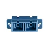 Adaptador de fibra ótica LogiLink SC Duplex, 12 unid., com flange, azul