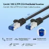 Cabo de rede LogiLink Cat.6A S/FTP, CCA, LSZH, preto, 5m, EconLine
