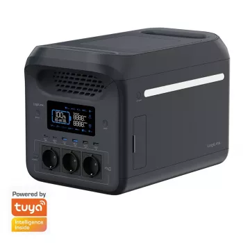 LogiLink PPS1800 estação de energia portátil, 1800 W, LiFePO4, compatível com Tuya