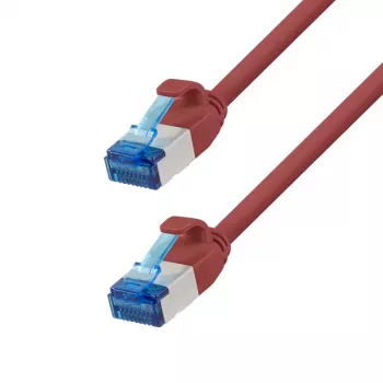 Cabo de rede LogiLink Cat.6A Slim S/FTP LSZH, vermelho, 15 m, SlimLine