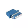 LogiLink adaptador de fibra ótica LC Quad, pack de 12, azul, montagem em flange, monomodo