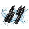 LogiLink conjunto de conectores solares em Y, 2 unid., compatível com MC4, ficha e conector fêmea, PVC, preto