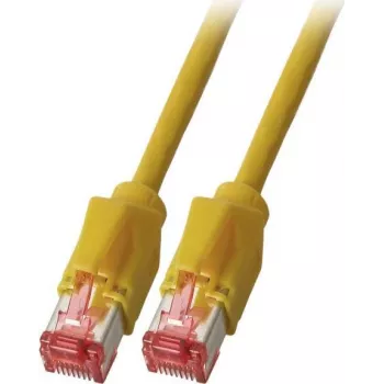 EFB Elektronik K8708GE.050 cabo de rede Cat.6A S/FTP LSZH, Daetwyler 7702 TM21, 0,5 m, amarelo